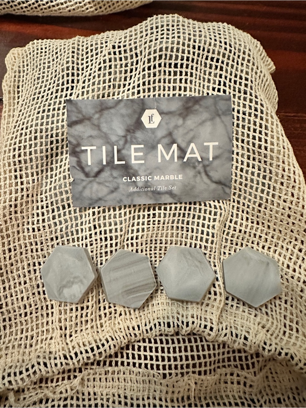 Letterfolk Destash - Discontinued Original Tile Mat Tile Set - Classic Marble